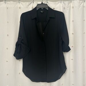 Mossimo black blouse
